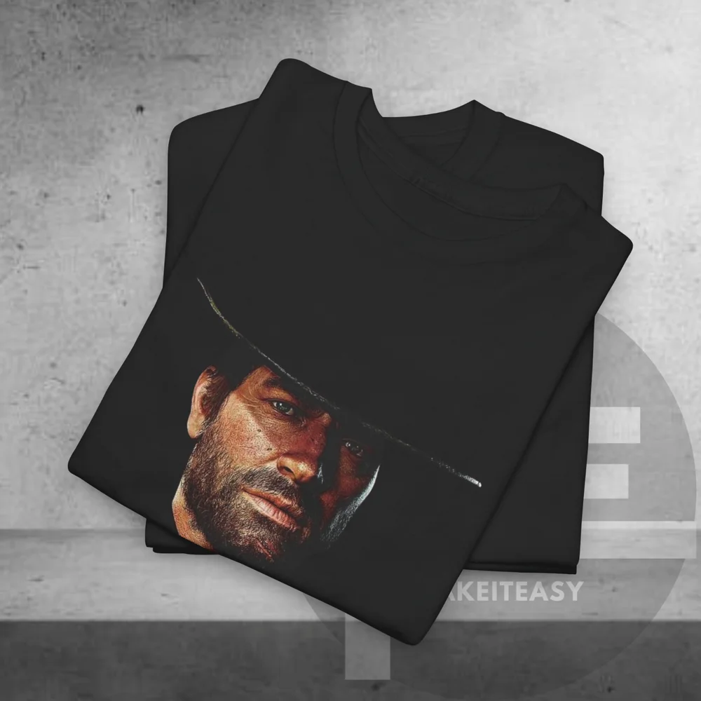 Red Dead Redemption 2 T-shirt Arthur Morgan Tee fan game gift