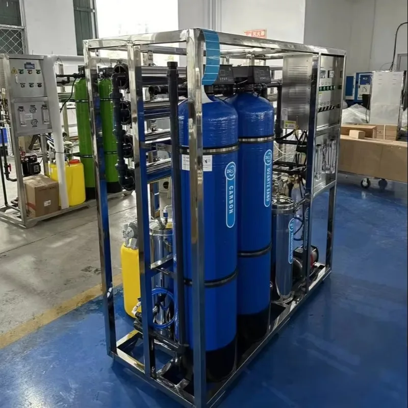 Good Factory RO Deionized Water Purifier Machine Reverse Osmosis Systems Pump PLC Core Components for Purification Filtration