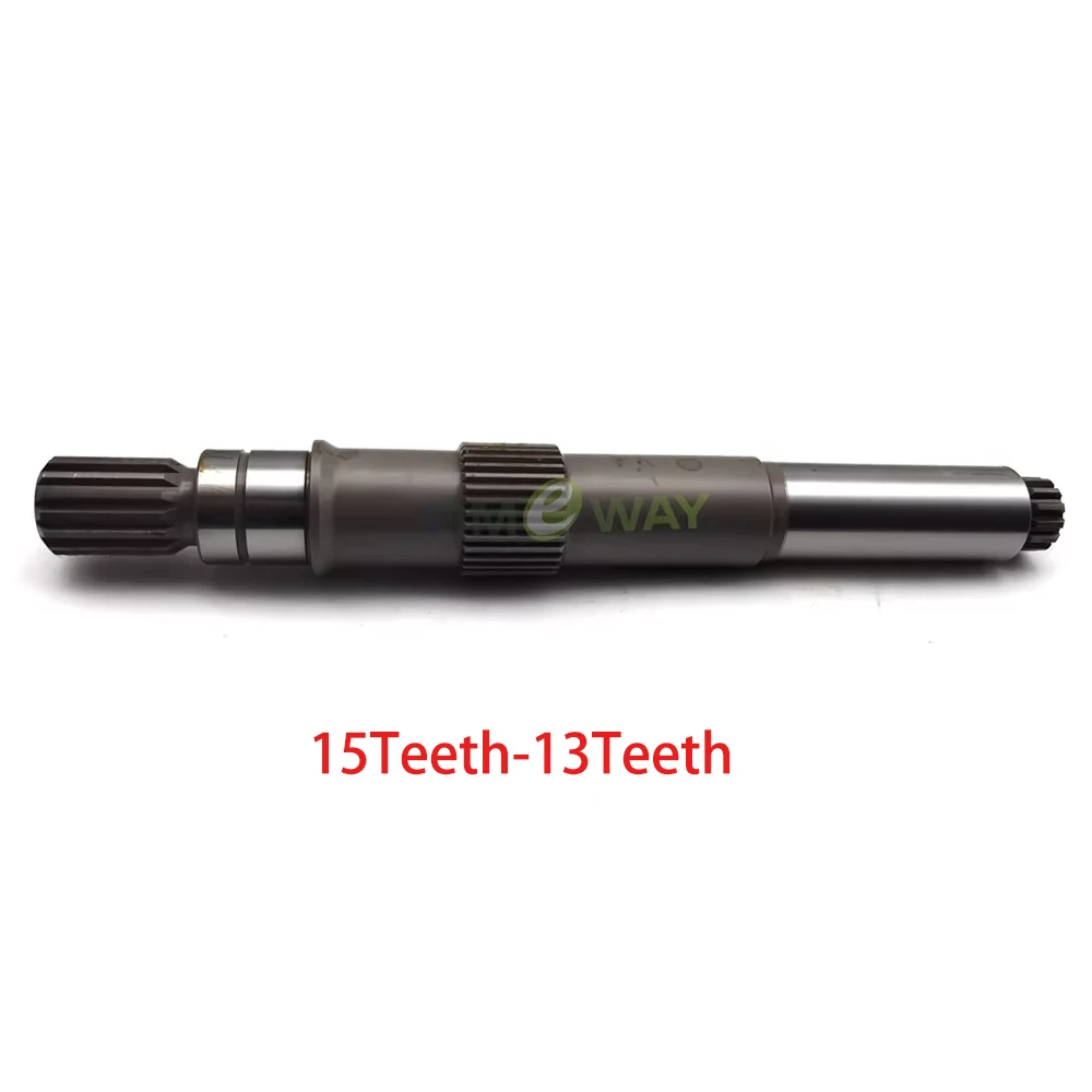 M4PV Pump Repair Kits Drive Shaft for Bondioli M4PV50 Hydraulic Piston Pump Shaft Spare Parts 15Teeth-13Teeth