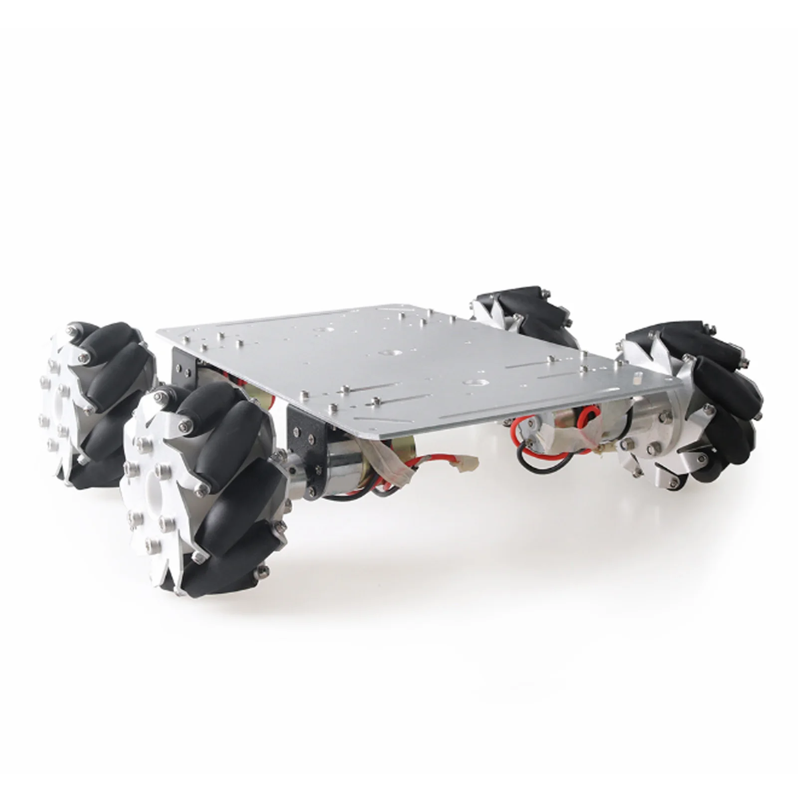 Ruote Mecanum in acciaio da 100 mm Set ruote sinistra destra per auto robot 14162 Omni Robot Car Chassis Wheel Accessorio per auto RC