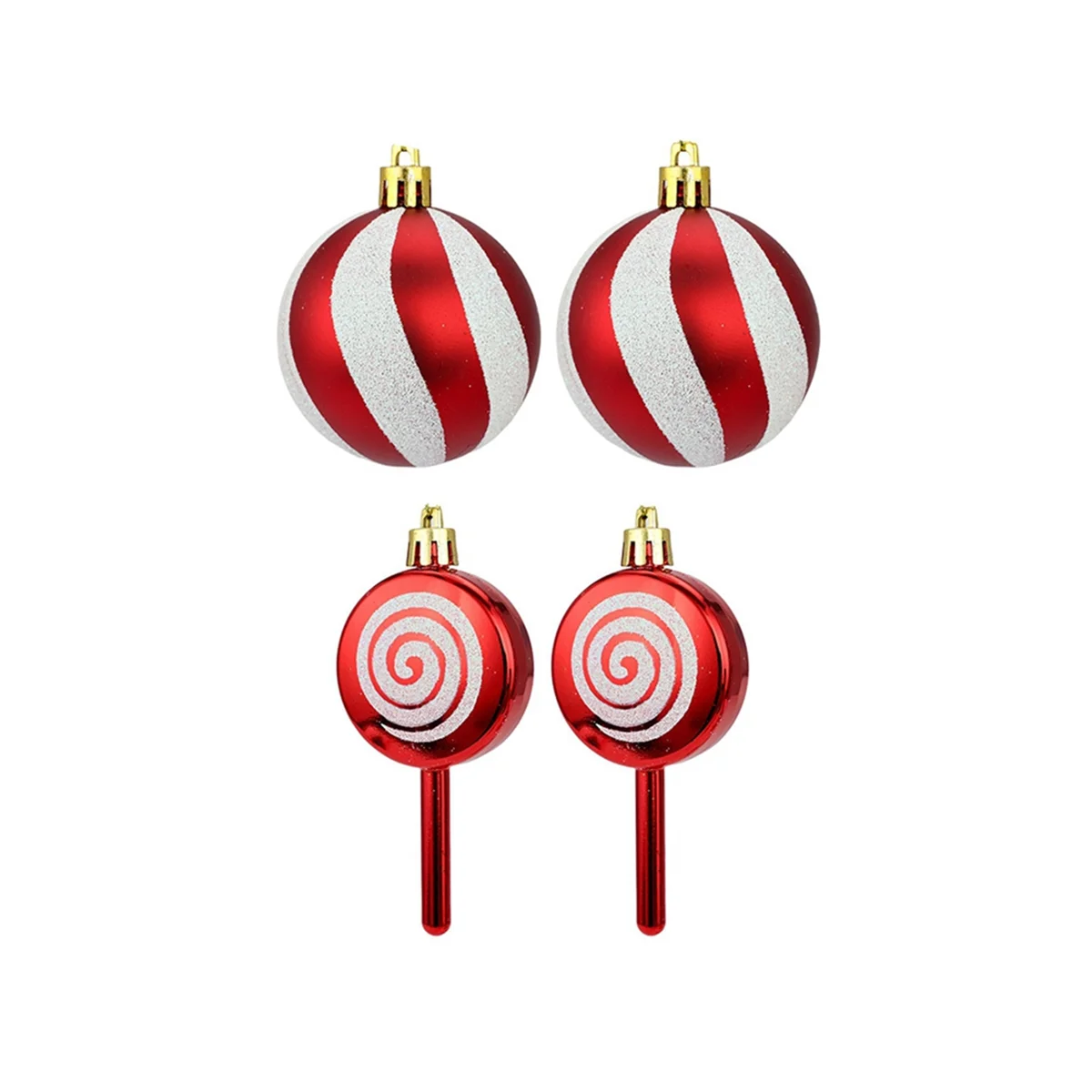 ETRT 15Pieces Christmas Ornaments Candy Theme Christmas Candy Ornaments Set Xmas Tree Decorations Festive for Home,B