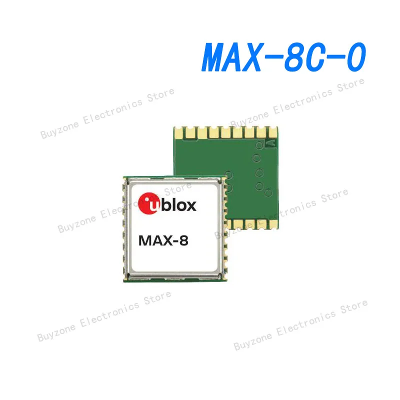 

MAX-8C-0 GNSS / GPS Modules u-blox 8 GNSS LCC module, crystal, ROM