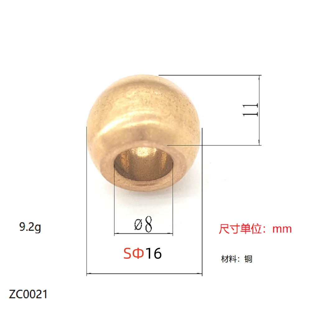 2 Pieces 8*16*11 Zc0021 Suitable for Kia, Isuzu, Hyundai, Gmc, Ford Automotive Motor Oil-Bearing Bearings