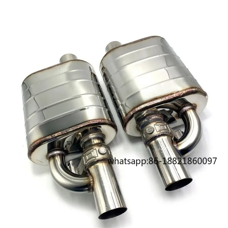 

Modified stainless steel single pair automotive electronic exhaust pipe muffler remote switch exhaust pipe