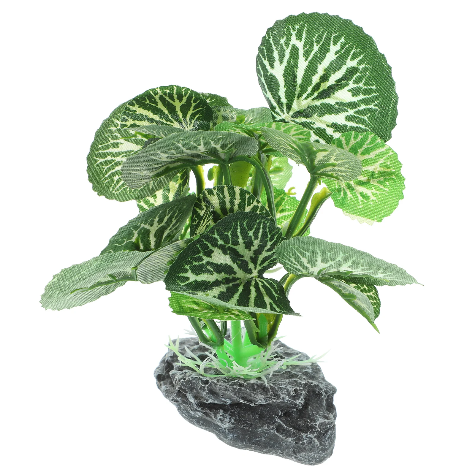 

Artificial Plastic Fish Tank Plants Fake Aquarium Decorations Realistic Safe Compact naments for Fresh