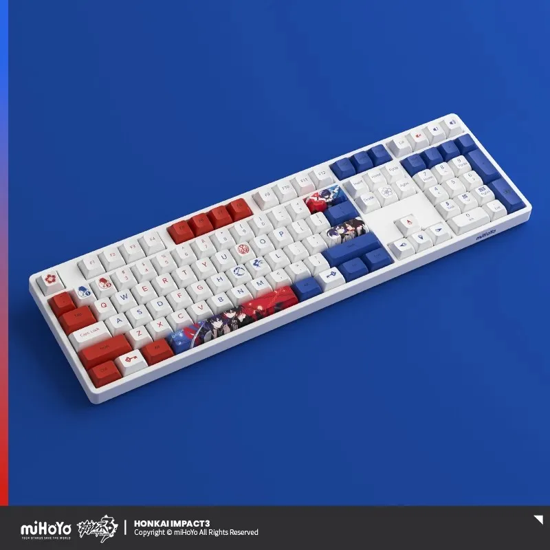 MiHoYo Honkai Impact 3rd Theme Keyboard Custom Yaezakura DIY Hot Swap Mechanical Keyboard Wired Single Model Gaming Keyboard