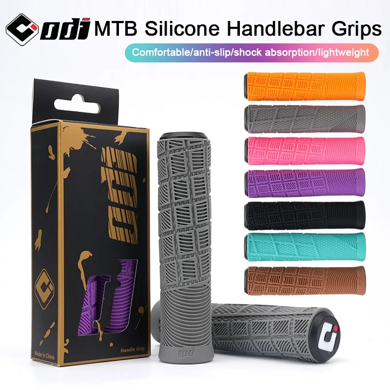 ODI SG1 vtt poignées en Silicone souple poignée de guidon de vélo bidirectionnelle anti-dérapant absorbant les chocs poignée couverture vélo accessoires universels