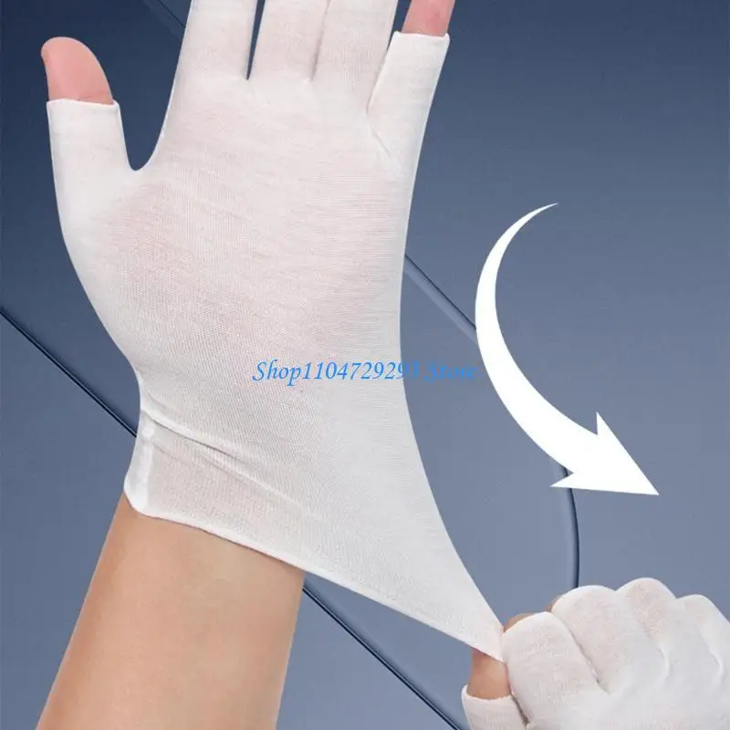 Fingerless Design Work Gloves Offering Unrestricted Finger Movement for Precise Tasks Including Repair and Assembly 
