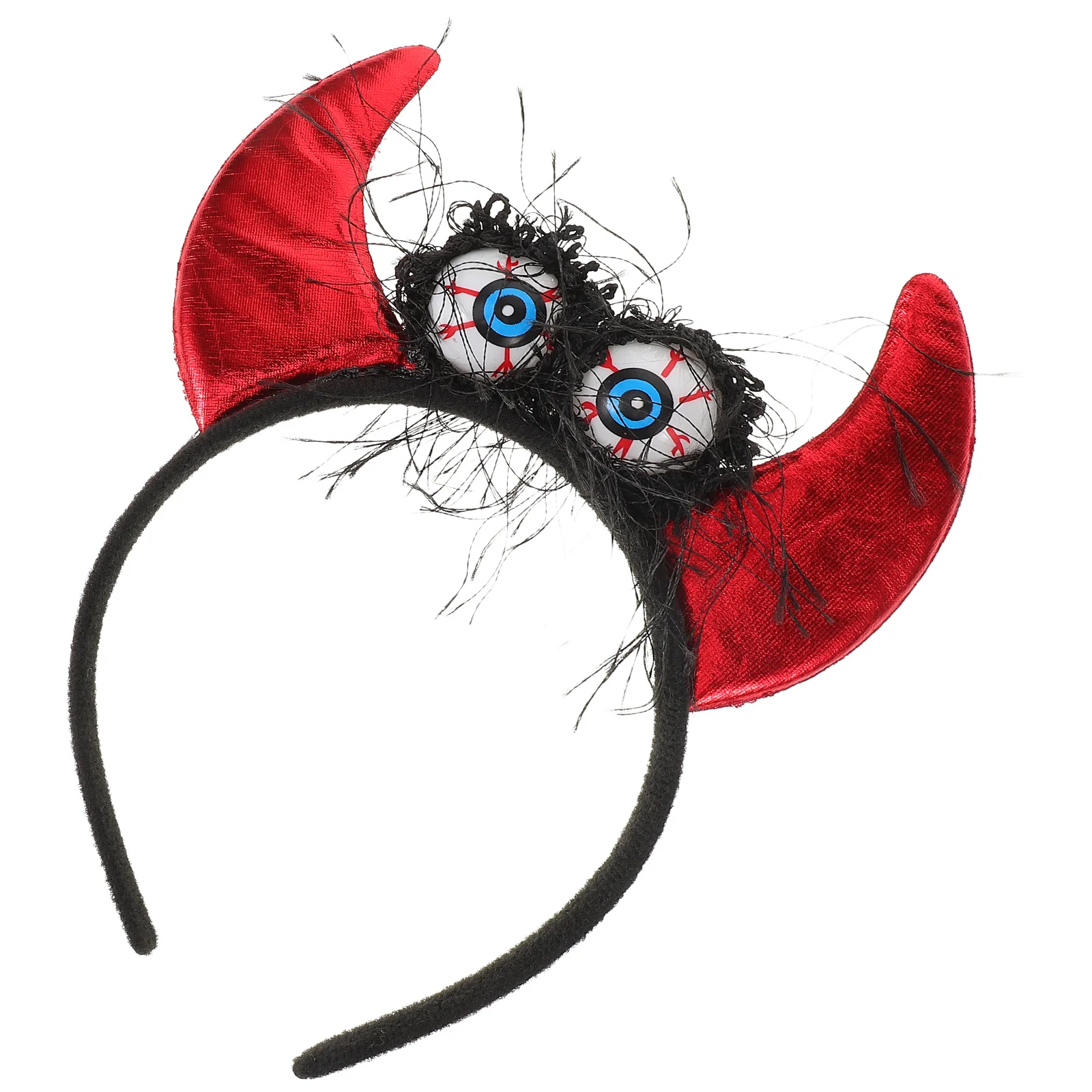 

Glow Headband Halloween Cosplay Costume Light Up Hair Accessory Party Festival Masquerade Prop Women Eyeball Decor