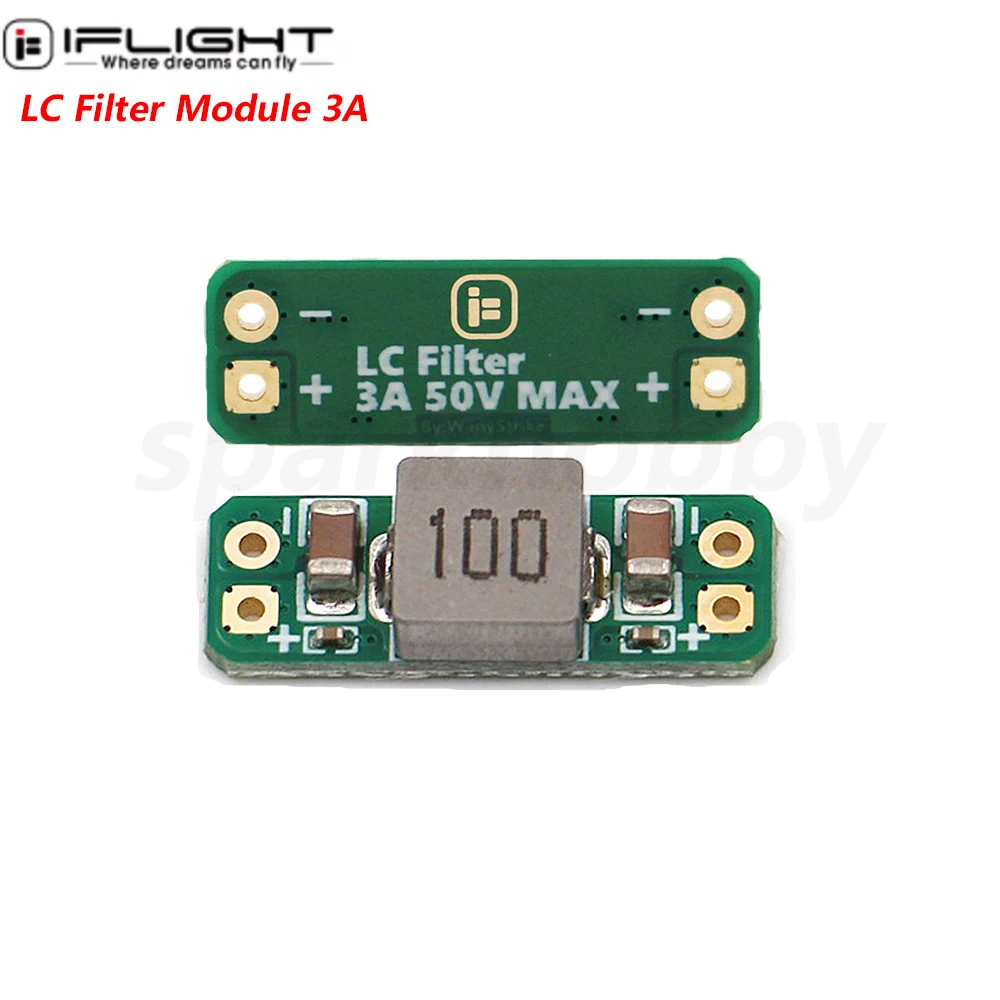 2PCS IFlight LC Filter Module 3A 50V Built-in Reverse Polarity Protection For RC FPV Freestyle Drone Camera DIY Parts