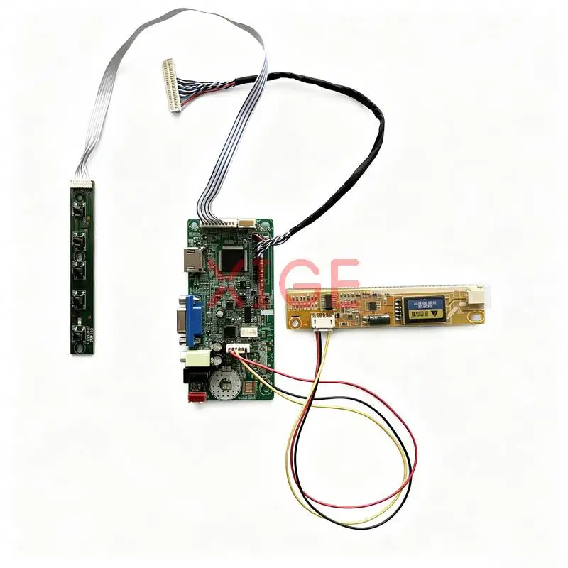 LCD Monitor Controller Drive Board Fit N154Z1 B154SW01 LP154WE2 LP154W02 HDMI+VGA 1-CCFL LVDS 30-Pin 1680*1050 1680x1050 DIY Kit