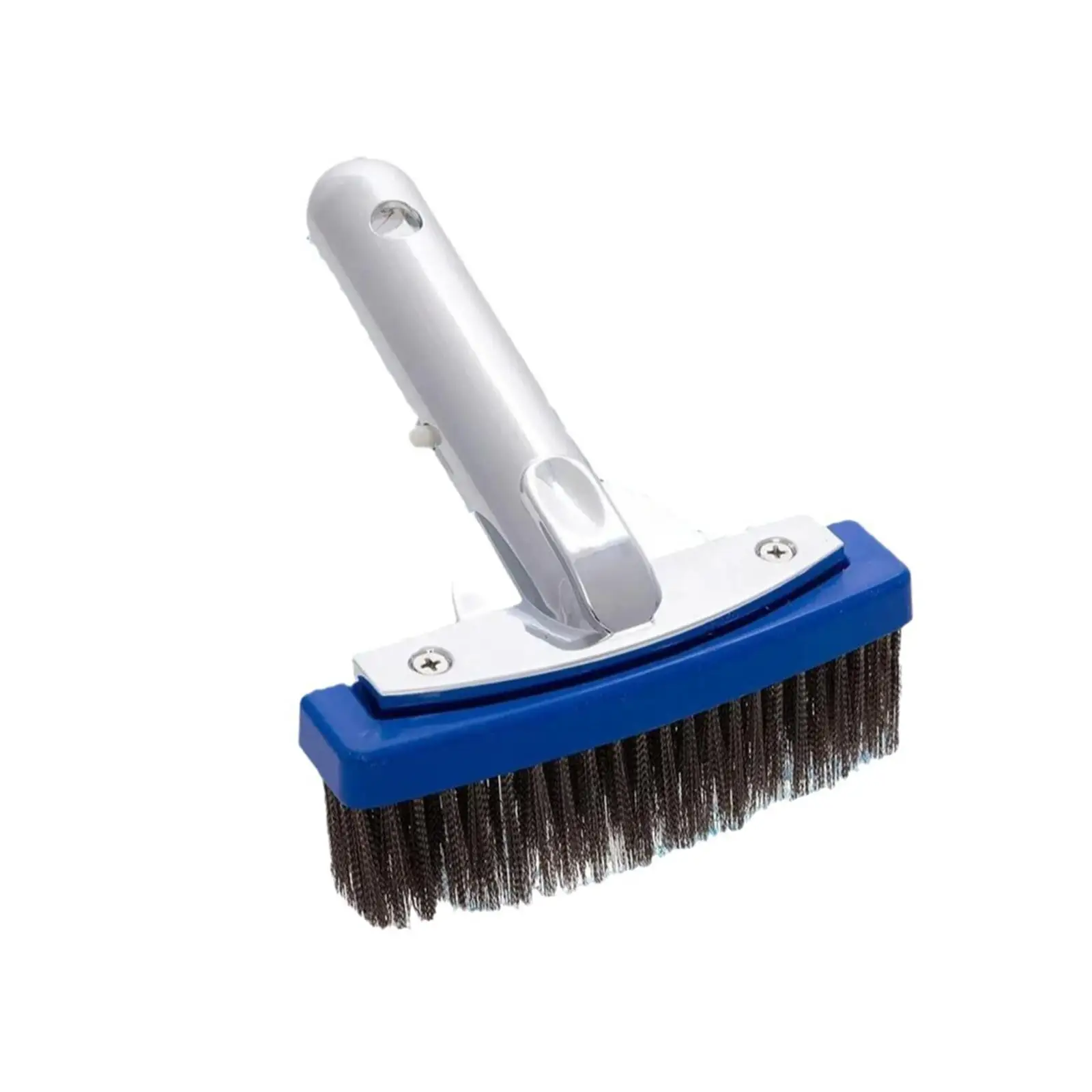 Portable Pool Maintenance Brush Head 5 Inch Wire Bristles for Effective Tile Cleaning for Swimming Pool Patio Steps