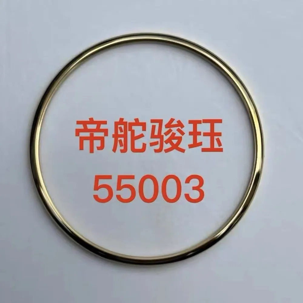 Watch Bezel Replacement, Stainless Steel & Gold Tone Outer Ring, Compatible with 55000 55003 56000 56003 Watch Parts