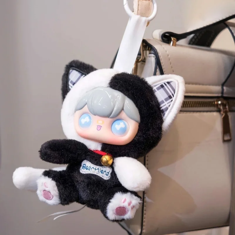 새로운 코카 잇츠 파티 타임 정품 블라인드 박스 비닐 인형 플러시 펜던트 애니멀 클럽 시리즈 가방 장식 서프라이즈 트렌디 장난감 선물