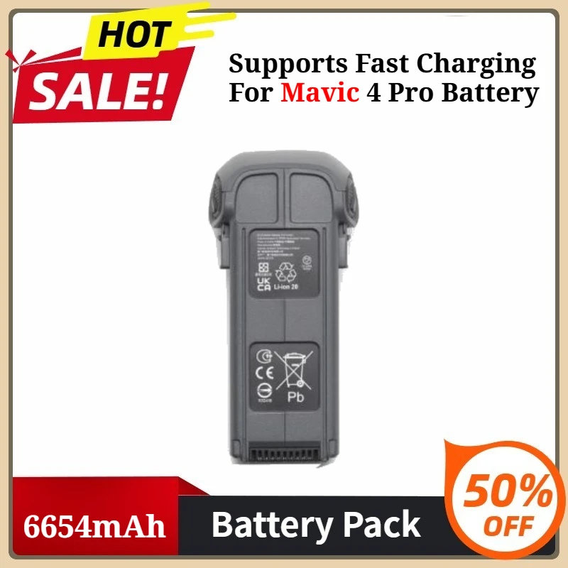 

New Intelligent Flight Battery Supports Fast Charging for Mavic 4 Pro Battery Capacity 6654mAh Flight Time 51 Minutes