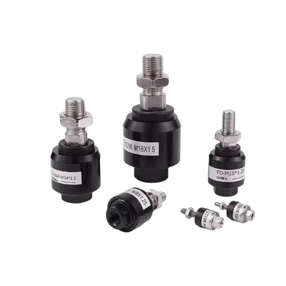 Universal Floating Fitting FD Series FD-M3X0.5 FD-M5X0.8 FD-M8X1.25 FD-M12X1.25 FD-M20X1.5 FD-M27X2.0 FD-M30X2