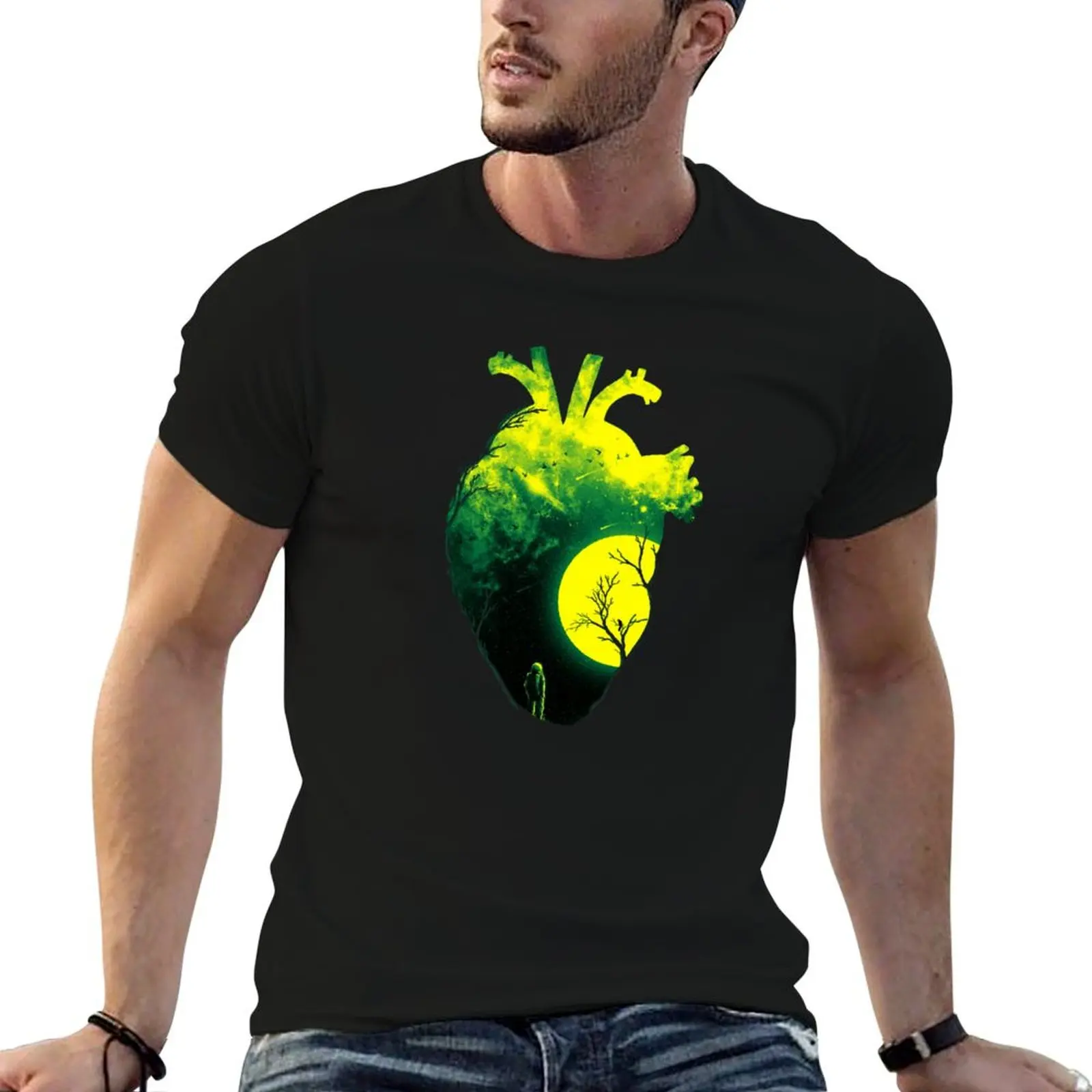 A Beat of Space 2 T-Shirt Plus Size Outdoor Casual Top