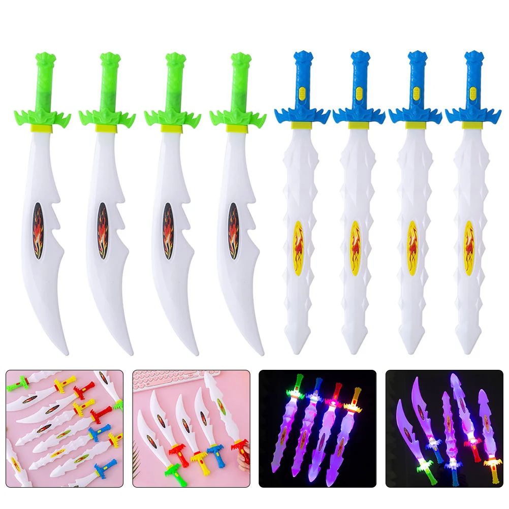 

12 Pcs Luminous Toys Fake LED Light up Swords for Toddlers Lightweight Shine