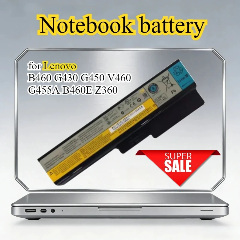 

Laptop Battery for Lenovo B460 G430 G450 V460 G455A B460E Z360