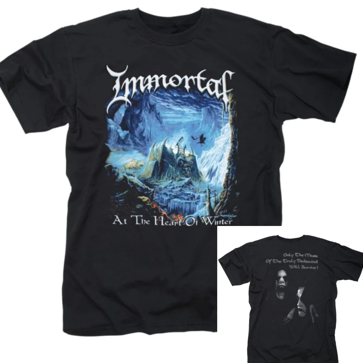 IMMORTAL At The Heart of Winter Band T-Shirt Cotton Graphic Tee Men Women Summer Streetwear
