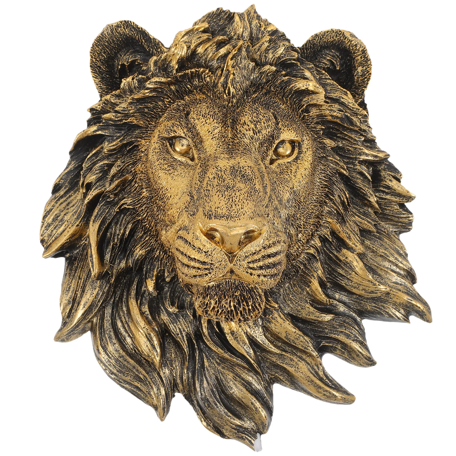 Imitation Lion Wall Decor Resin Material Large Size Animal Sculpture Home Zodiac Stickers Adornment Bedroom Door Art