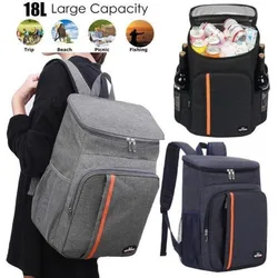 Portable Thermal Lunch Bag Food Box Durable Waterproof Cooler Ice Insulated Case Camping Oxford Dinner Backpacks Icebox