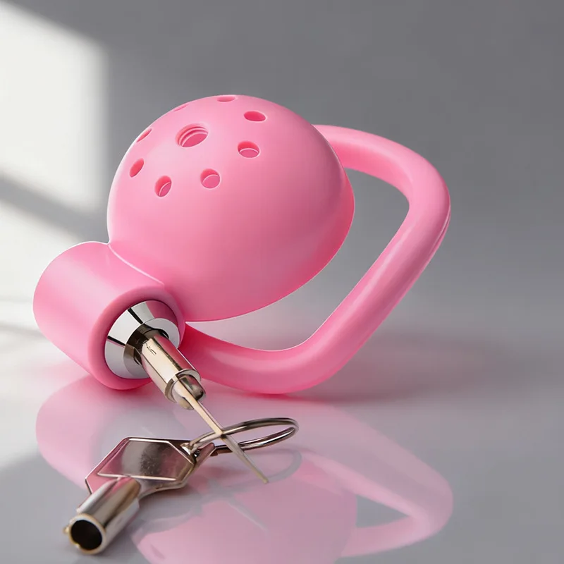 5 Sizes Rings ABS Chastity Cage  Cock Cage Men Penis Bondage Urethral Lock Adult Sex Toy Male Erotic BDSM Toy view 3