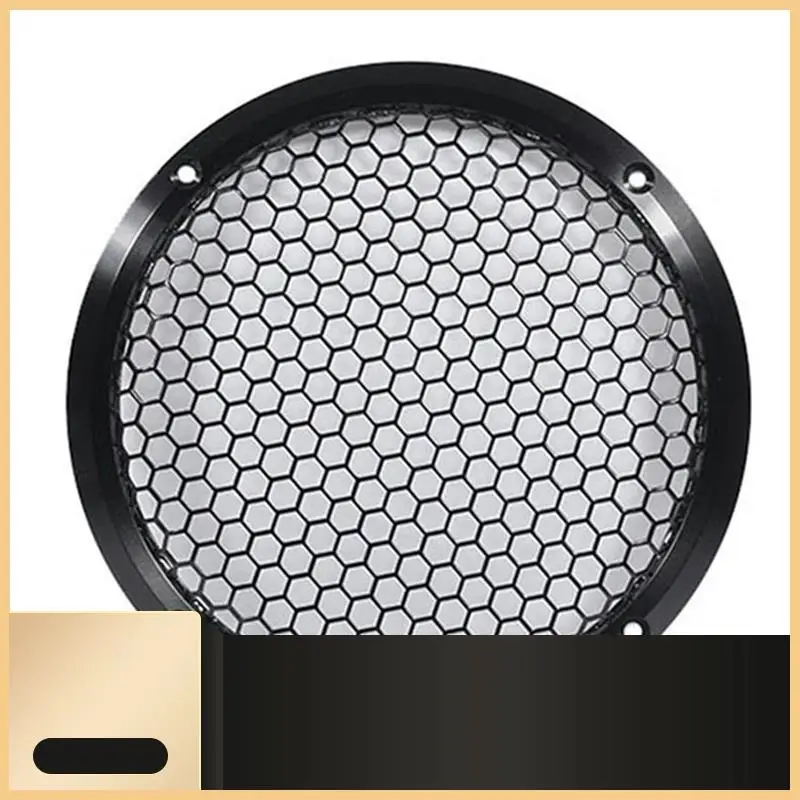 

Алюминиевый автомобильный твитер, динамик, решетка, цельнометаллическая сетчатая решетка для улучшения звука, 6,5 дюйма, черный-N30R