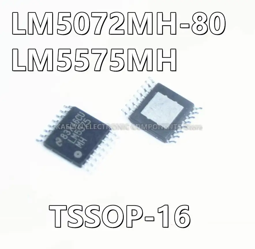5 Buah/Banyak LM5072MH-80 LM5072 LM5575MH LM5575 Power Over Ethernet Controller 1 Channel Buck Switching Regulator IC TSSOP-16