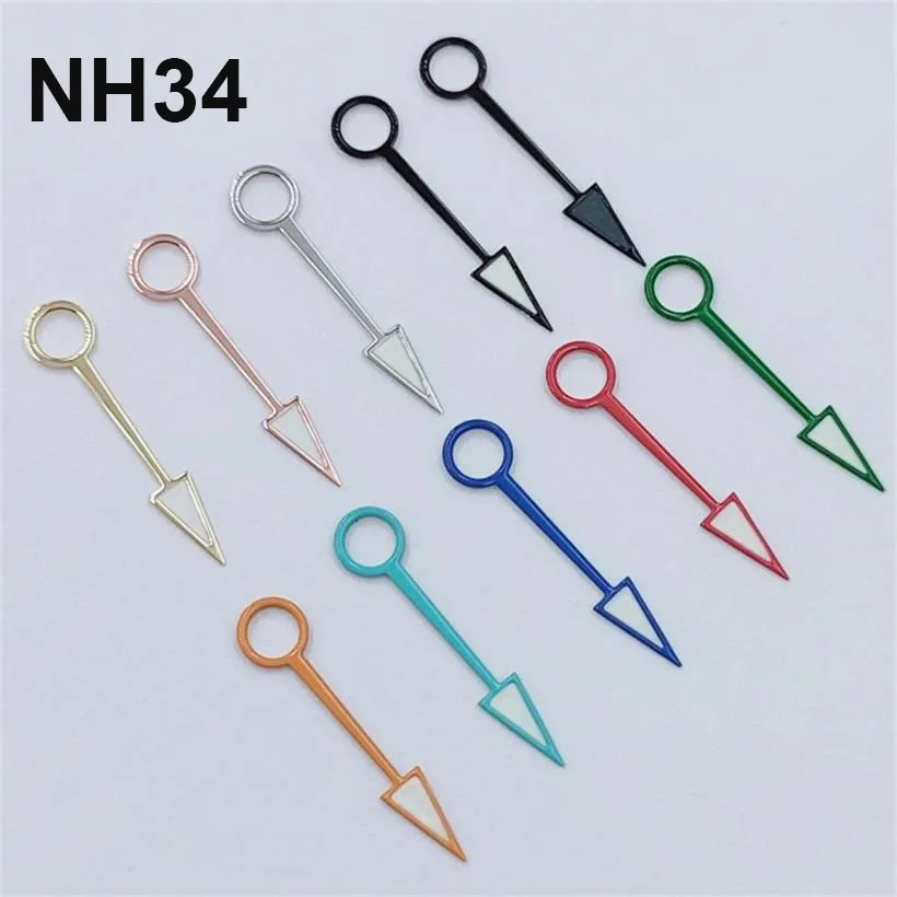 Multi Color Watch Pointer GMT Luminous Watch Hands Suitable For NH34 Mechanical Movement Watch Accessories