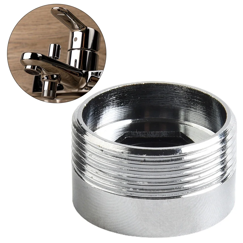 Faucet Metal Adaptor Inside Thread Water Saving Kitchen Tap Aerator Connector Replacement Repair Accessories Silver