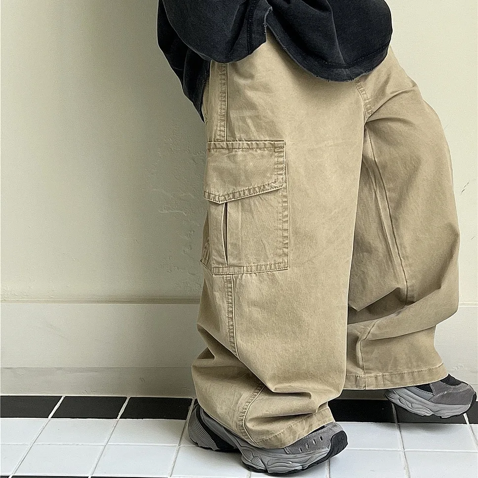 

Детская одежда: Модные свободные универсальные брюки для мальчиков, осень 2026, новые, стильные, однотонные, простые повседневные брюки