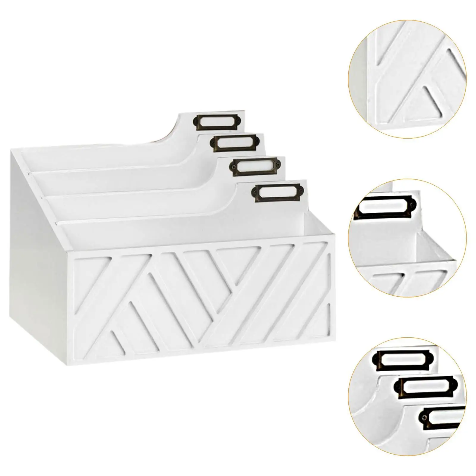 Mail Organizer Countertop File Sorter Organizer Organization Modern Letter
