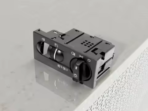 1pcs Euro Head Light Headlight Multi-Function Switch For VW Golf Jetta Vento MK3 LHD