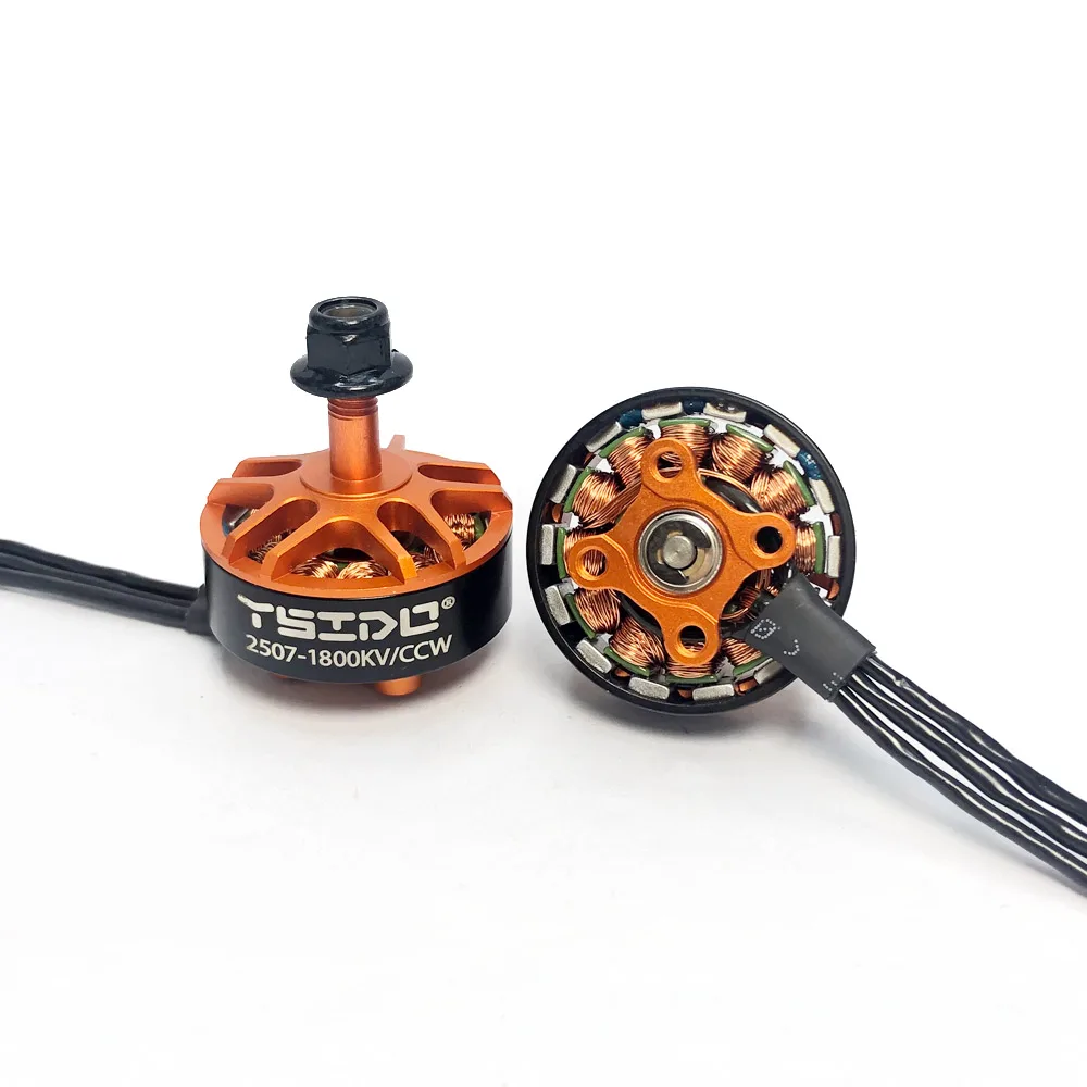 YSIDO 2507 1800KV 3-6S motore Brushless per RC GEPRC 5 pollici 250 220 Drone Eachine Tyro129 Darwin129 FPV Racing parti multirotore