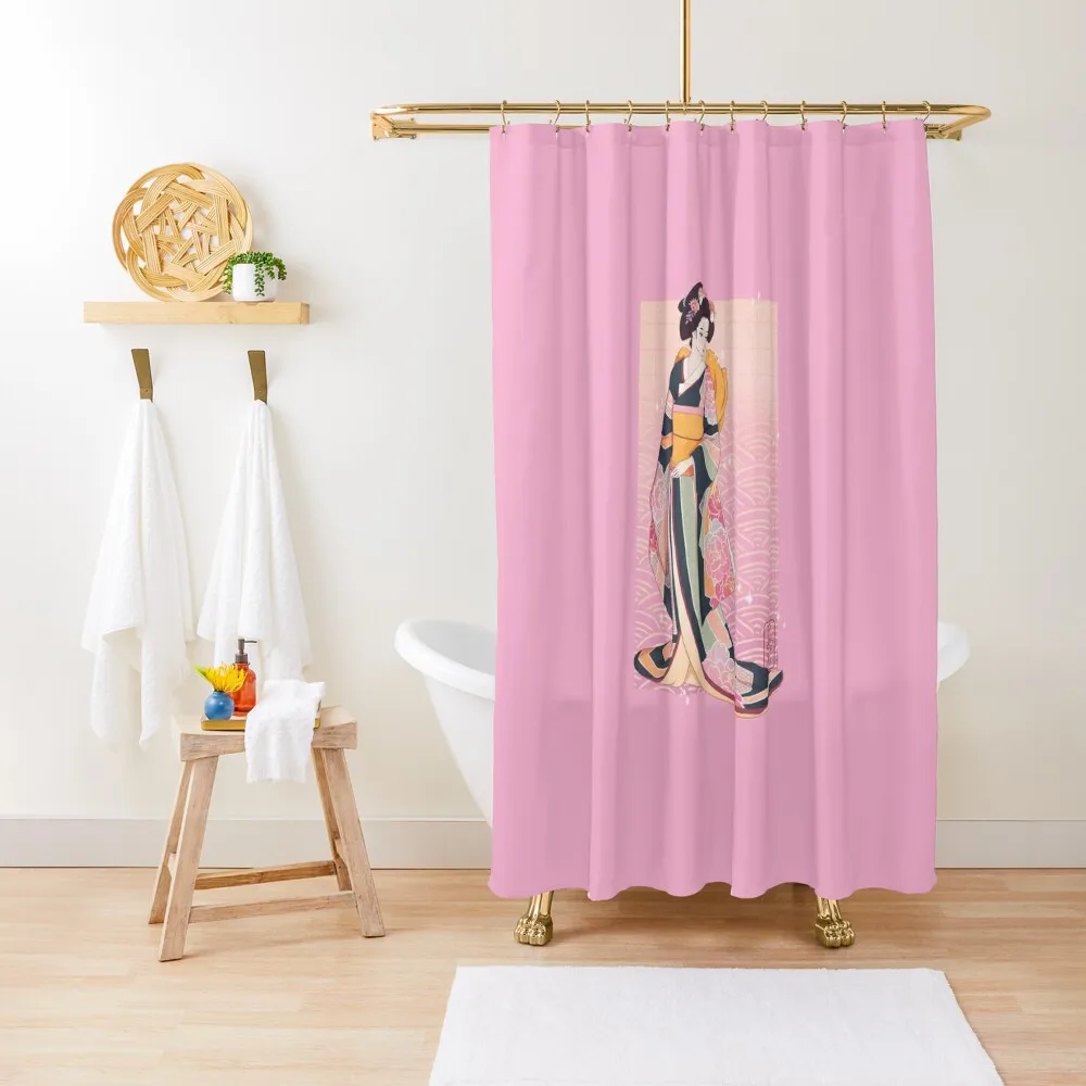 

Kimono Shower Curtain Shower For Bathroom Shower Bathroom Waterproof Bathroom Waterproof Bath And Anti-Mold Curtain
