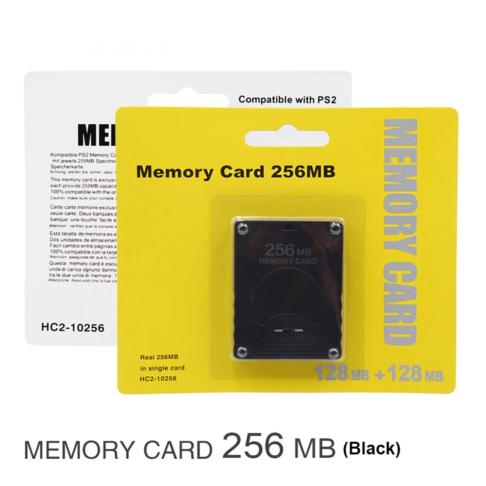 Memory Card Game Consolas Accessories 256MB Megabyte Memory Card for Sony PlayStation 2 PS2 Game Data Storage Adapter