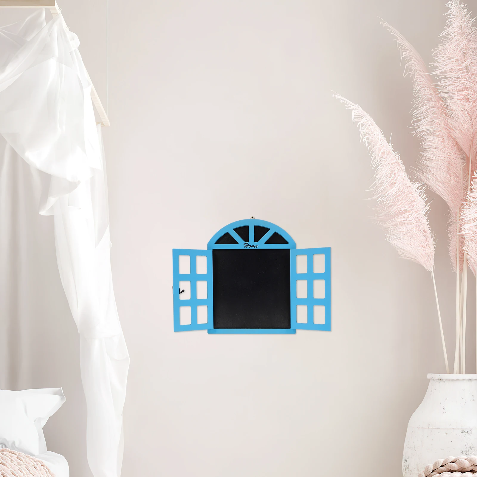 

Wall Hanging Wood Chalk Board Easel Sign Chalkboard Decor Erasable Message Wood Window Chalkboard Board Retro Sign