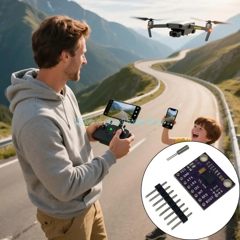 462D I2C Interfaces Low Power Sensoring Module with 9Axis Detection and Builts In Temperature Sensoring for RealTime Data Output