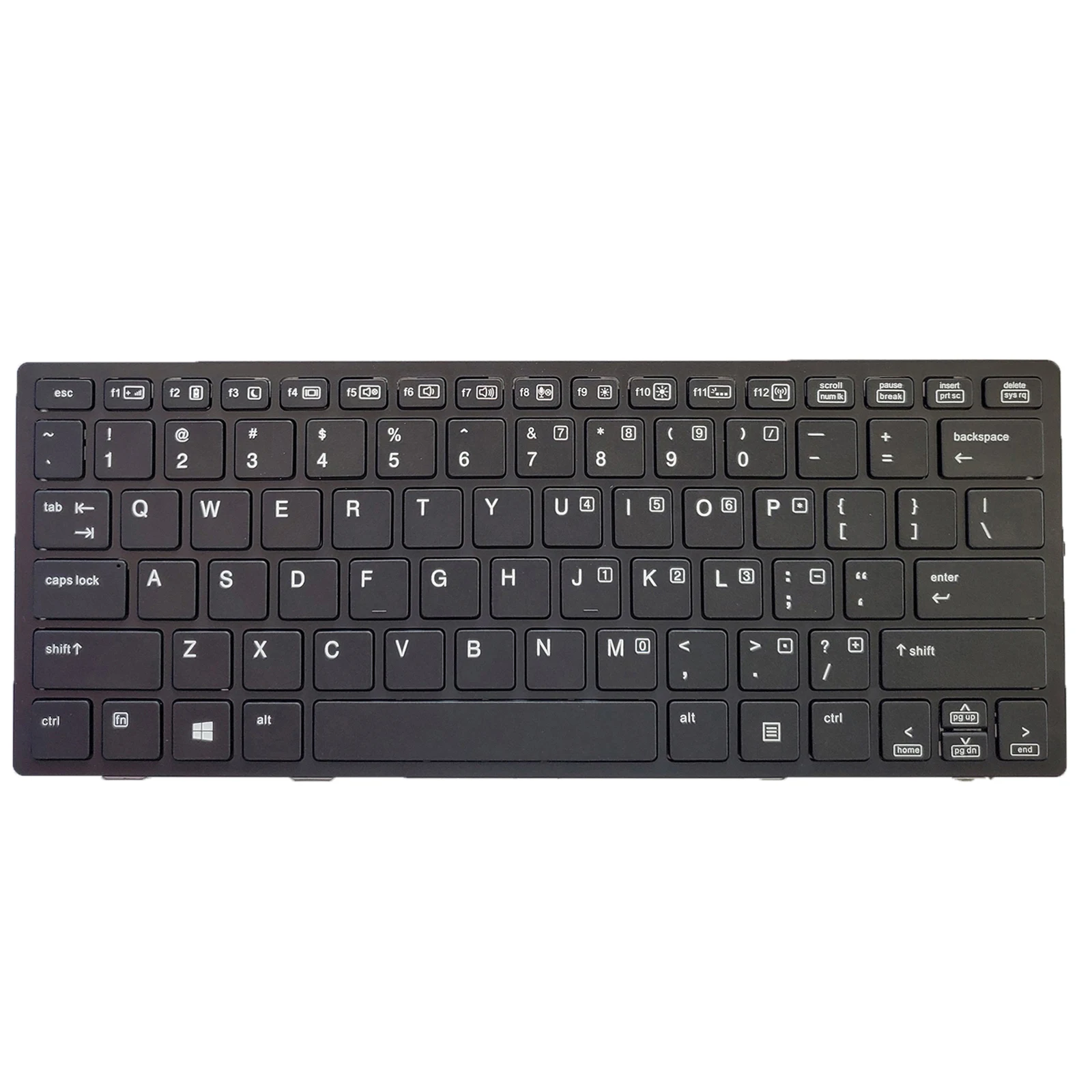 New US Keyboard For HP EliteBook 810 G1 810 G2 810 G3 BLACK NO Backlit