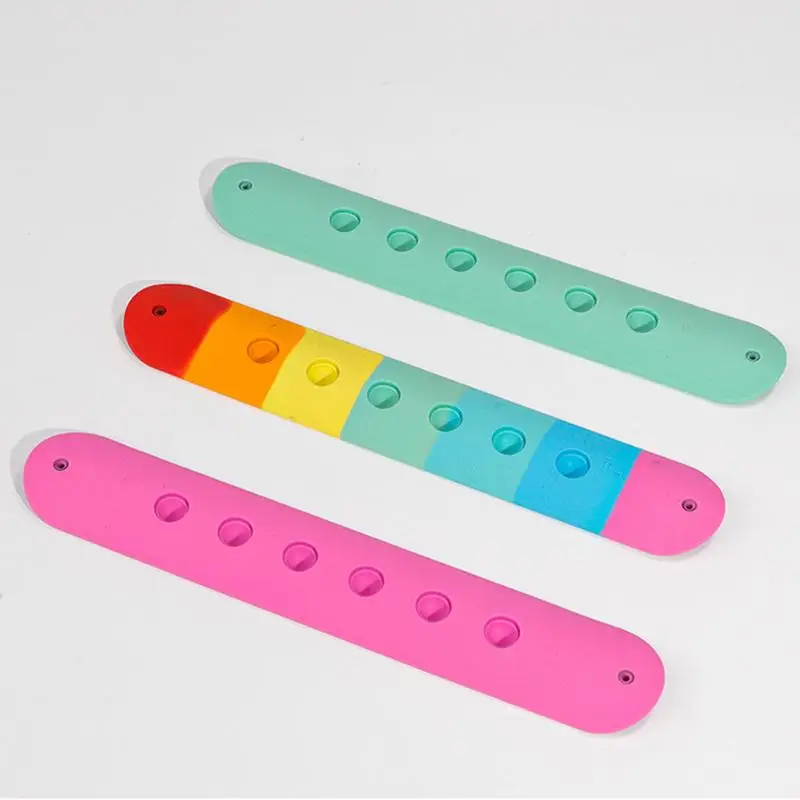 Slap Bands Silicone Slap Bracelets Stress Relief Toys For Kids Girls Boys Fidget Toys For Classroom Prizes Stretchy Toys