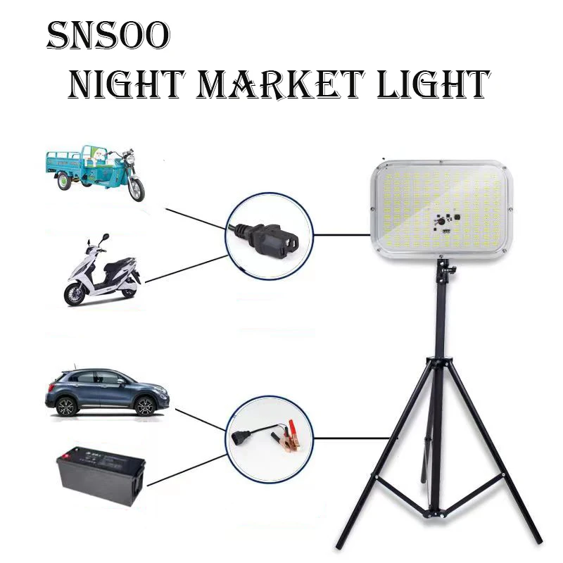 

Europe use everywhere Portable single tripod IP65 waterproof 100 watt and 300watt led flood work light night market light