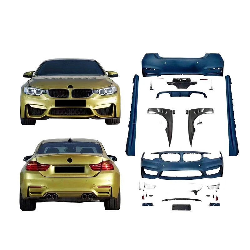 

Pp Plastic 4S Car Bumper Rear Diffuser Fender Bodykit For s F32 F36 Covert To M4 Body Kit