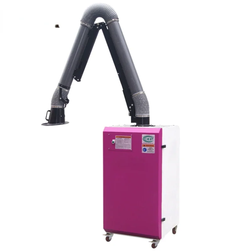 

Industrial high-efficiency portable welding fume separator or collector