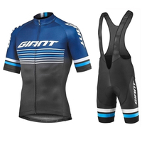 2023 Cycling Jersey Set GIANT Breathable Mountain Bicycle Clothes for Men Short Sleeve Sports Cycling kit Bike Shirt Shorts