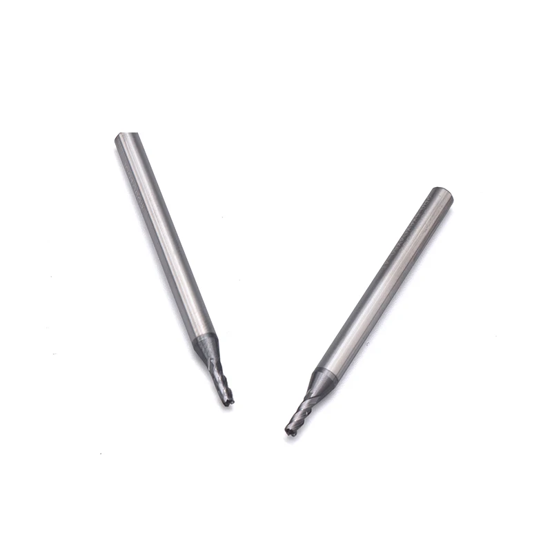 UNT Solid Carbide Fresa Coated CNC Router Milling HRC45 4 Flutes Corner Radius Milling Cutters for Metal