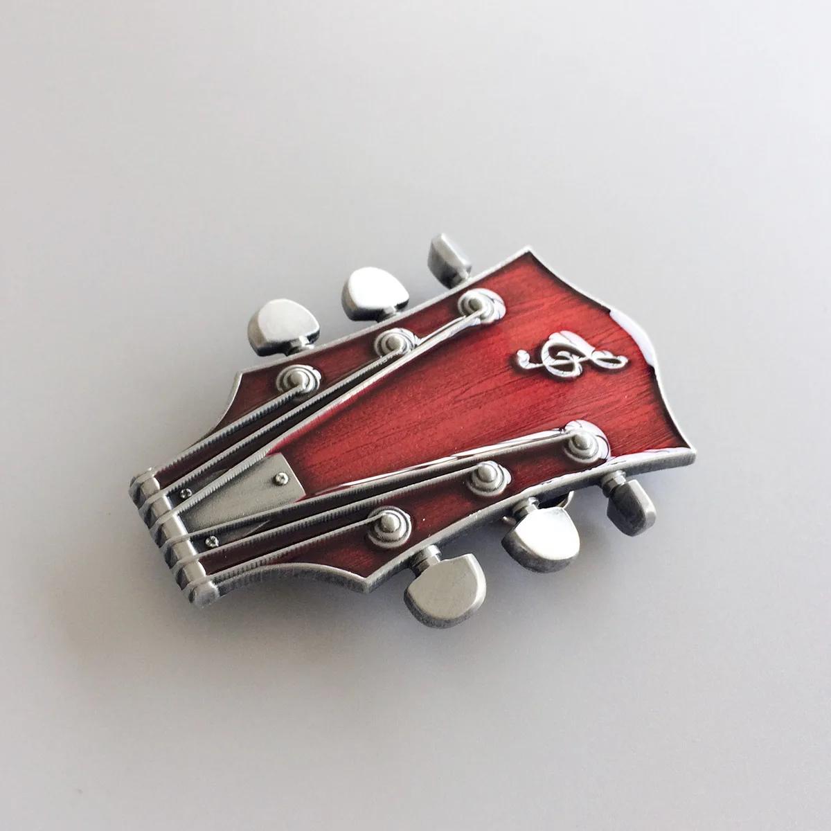 Gaya Antik Merah Enamel Sabuk Musik Gitar Gesper Gurtelschnalle Boucle De Ceinture Juga Tersedia Di AS Gratis Pengiriman