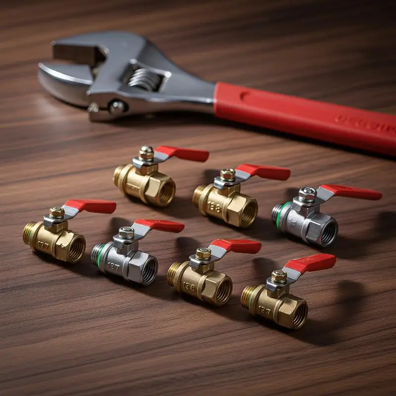 Heavy Duty Industrial Ball Valve Brass Stainless Steel Leak Proof Non Slip Handle for Factory Pipeline Maintenance
