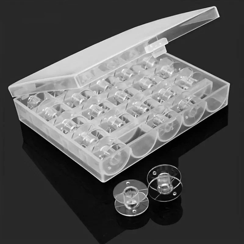 Bobines de fil polyester avec boîte de rangement, Végétpour machine à coudre, accessoires de broderie