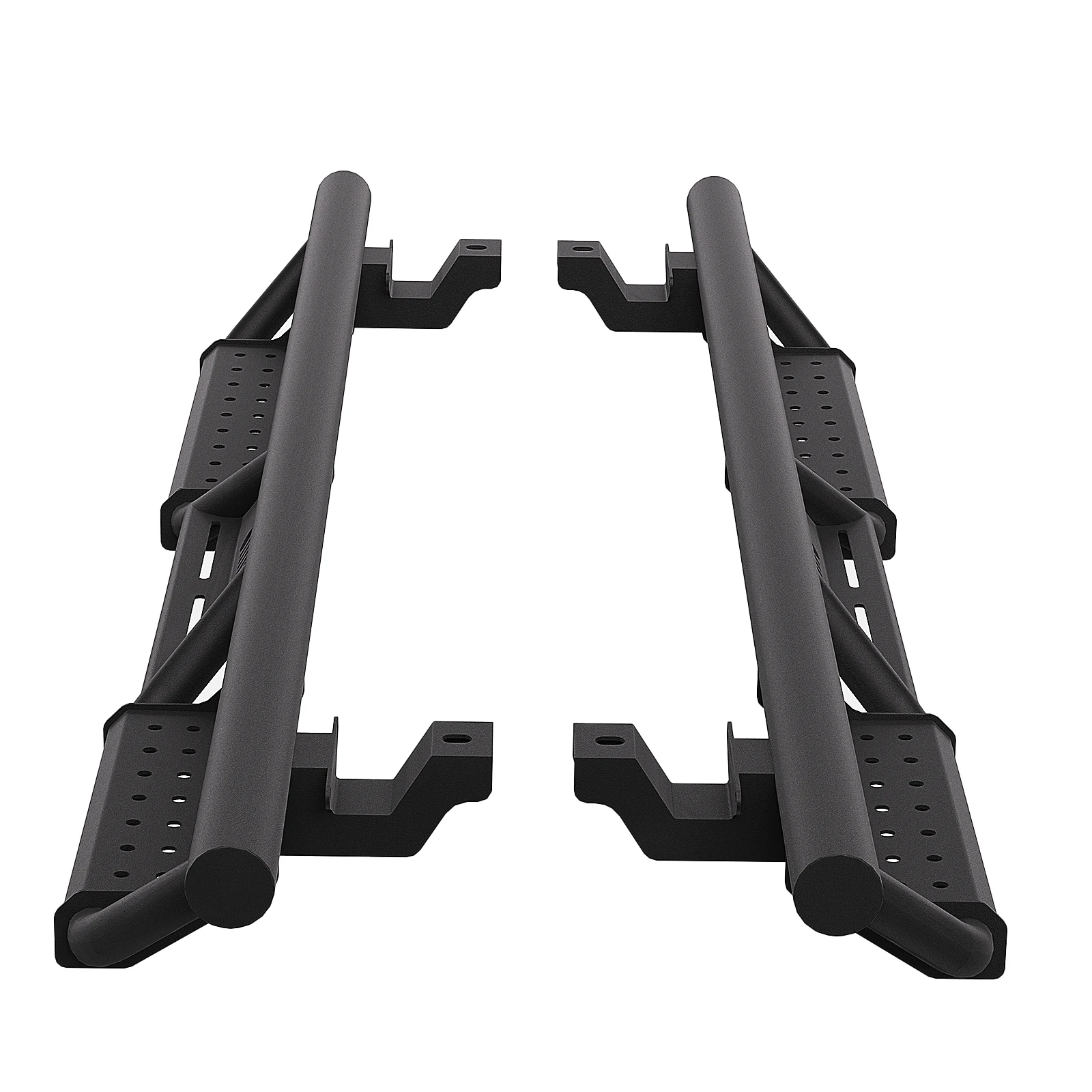 Armor Running Boards for 2018-2024 Jeep Wrangler JL 4 Door Nerf Bar Side Steps